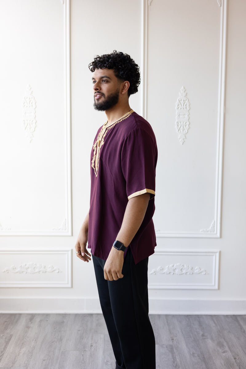 Tailored Fit Short Sleeve Shirt - Moroccan Tile
