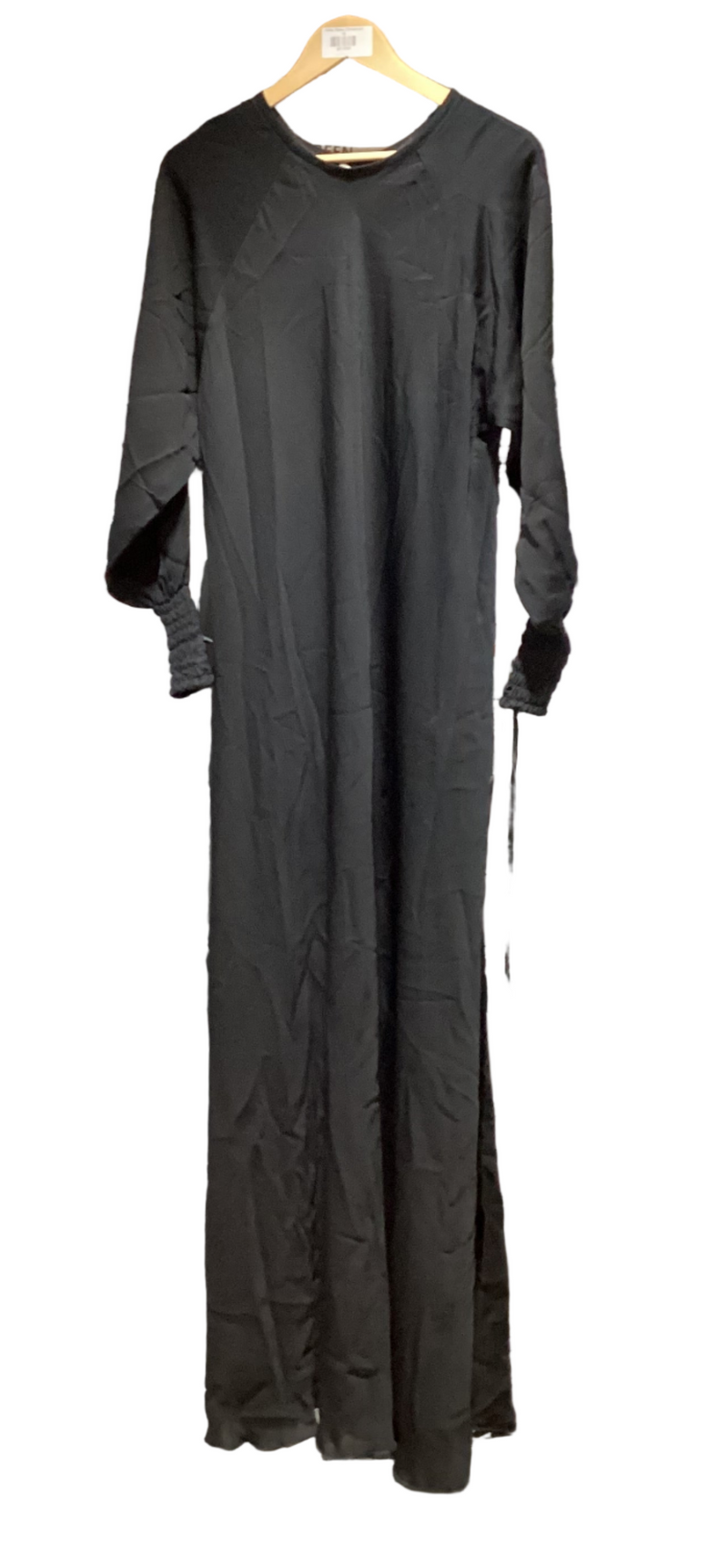 CLEARANCE SALE Crinkle Sleeve Abaya (Black) - 38