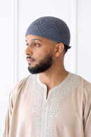 True Fit Brimless Regular Kufi - Dark Grey