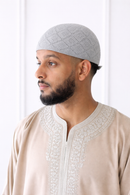 True Fit Brimless Regular Kufi - Light Grey