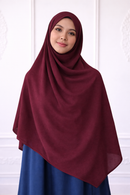 Jersey Hijab - Dark Burgundy