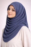 MC Super Soft Bamboo Modal Hijab – Steel Blue Mist
