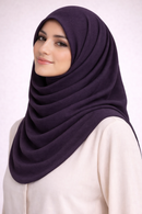MC Super Soft Bamboo Modal Hijab – Midnight Plum