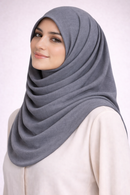 MC Super Soft Bamboo Modal Hijab – Ash Grey