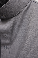 Zubair Collection – Limited Edition Saudi Collared Thobe - Dark Grey