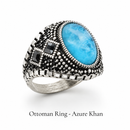 Azure Khan Ottoman Ring