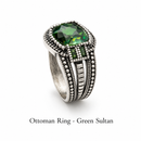 Green Sultan Ottoman Ring