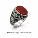 Anatolian Flame Ottoman Ring