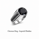 Imperial Obsidian Ottoman Ring