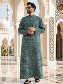 Mosaic Premium Thobe - Emerald
