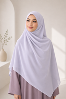 Plain Chiffon Hijab - Sky Grey