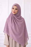 Plain Chiffon Hijab - Dusty Pink