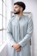 Emirati Thobe - Silver Dawn