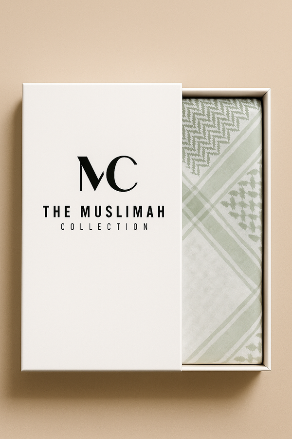 Imamah/Keffiyyah (Premium Range) - Sage Dune