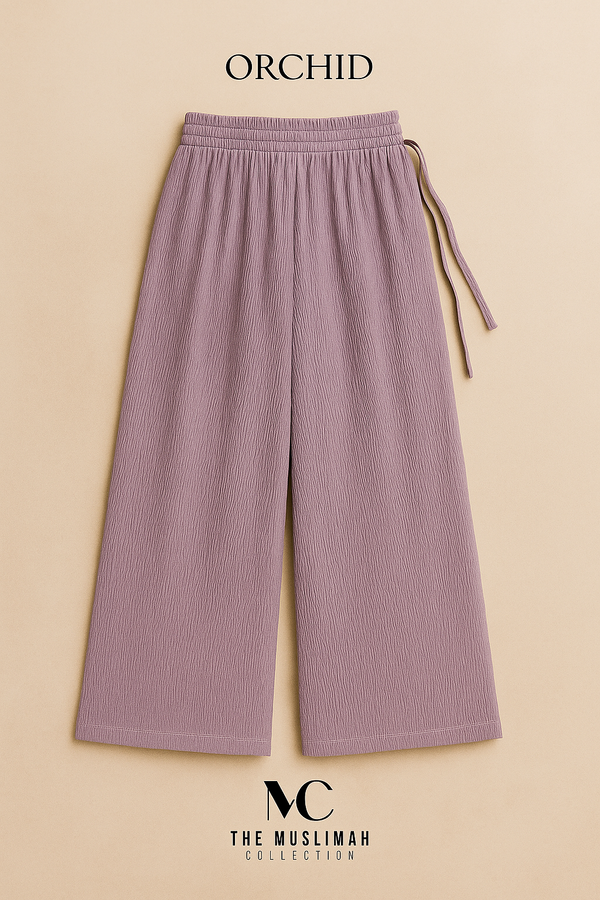 Signature MC Abaya Pants - Orchid