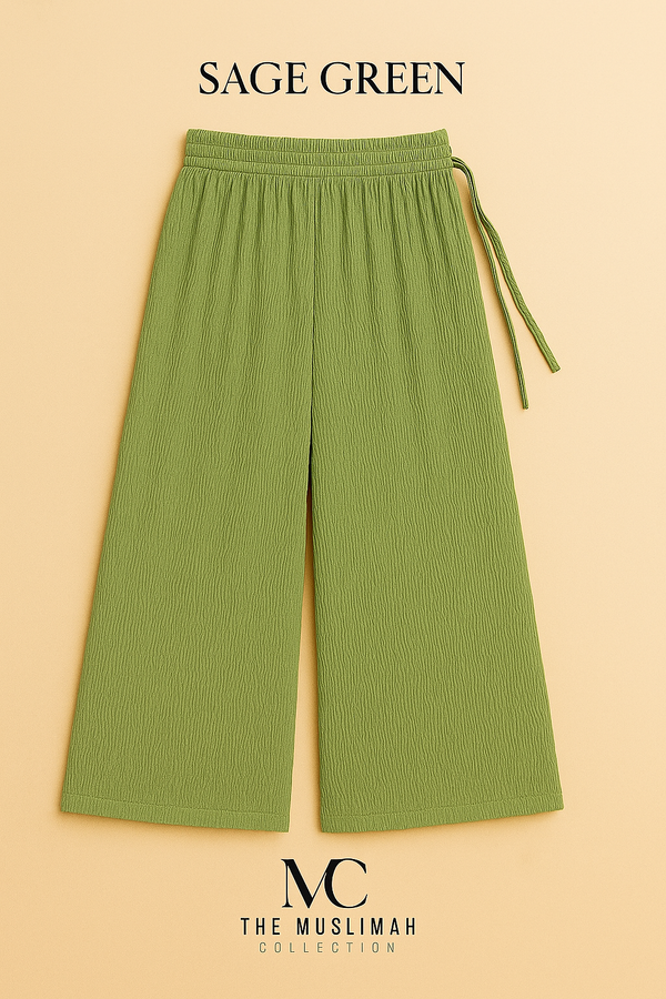 Signature MC Abaya Pants - Sage Green