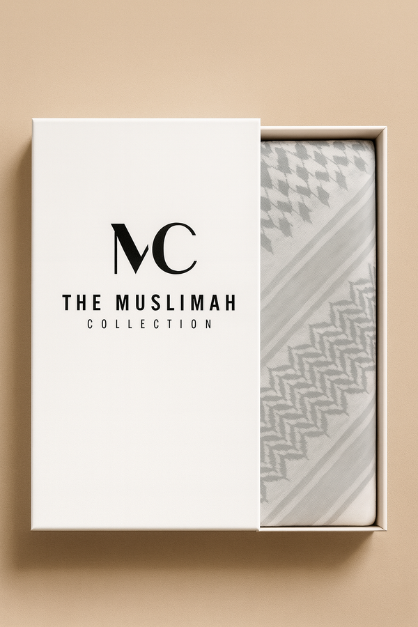 Imamah/Keffiyyah (Premium Range) - Silver Dune