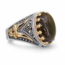 Obsidian Crown Ottoman Ring Collection