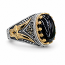Obsidian Crown Ottoman Ring Collection