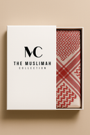 Imamah/Keffiyyah (Premium Range) - Crimson Oasis