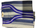 Moroccan Striped Thobe - Royal Blue