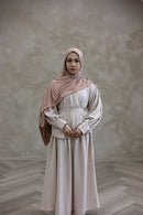 Resort Textured Skirt & Blouse Set - Sand