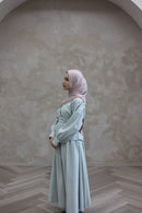 Resort Textured Skirt & Blouse Set - Whipped Pistachio