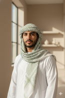 Imamah/Keffiyyah (Premium Range) - Sage Dune