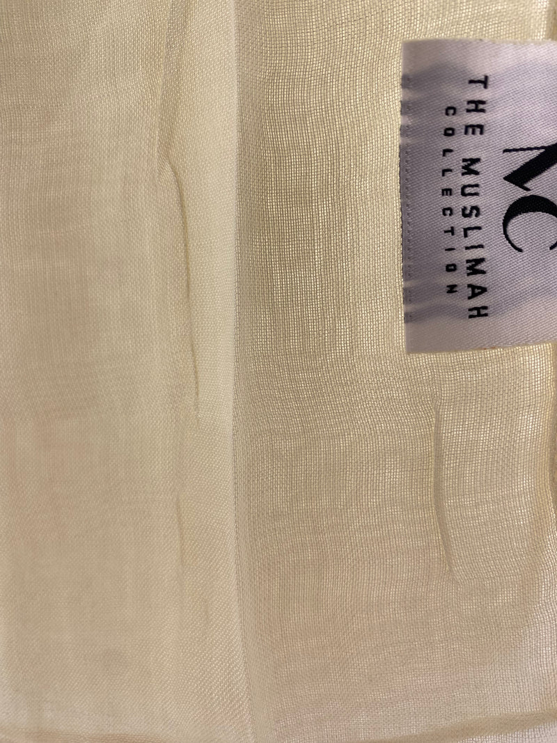 New- Viscose Modal Hijab (Cream)