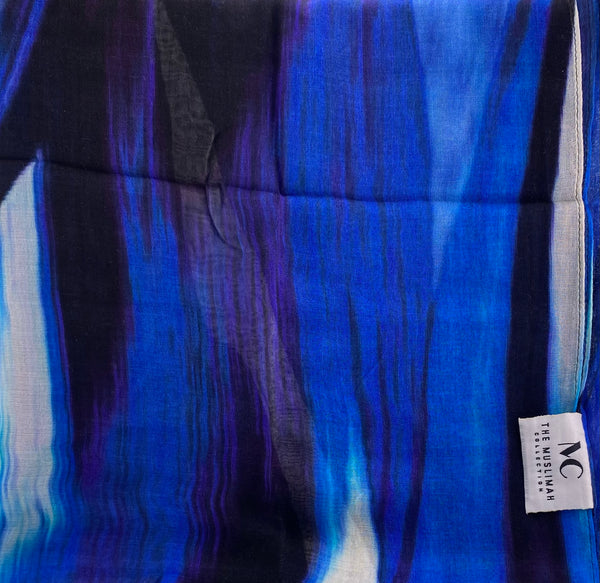 New- Viscose Modal Hijab - Majorelle