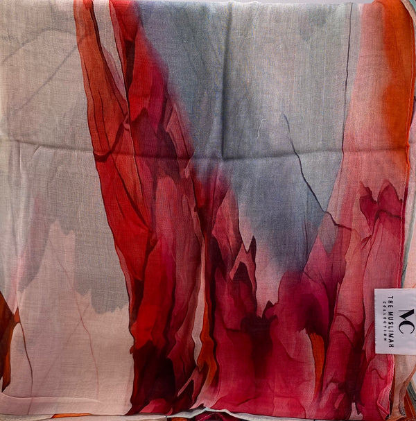 New- Viscose Modal Hijab - Ocean Horizons