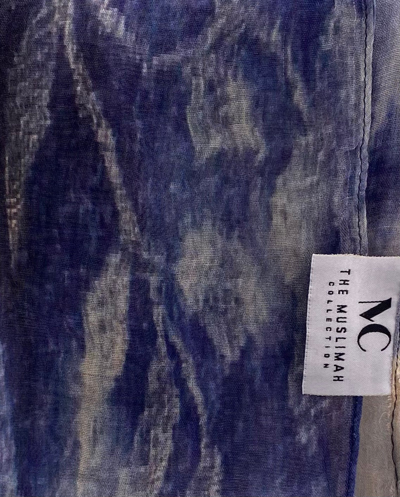 New- Viscose Modal Hijab - Shades of Blue