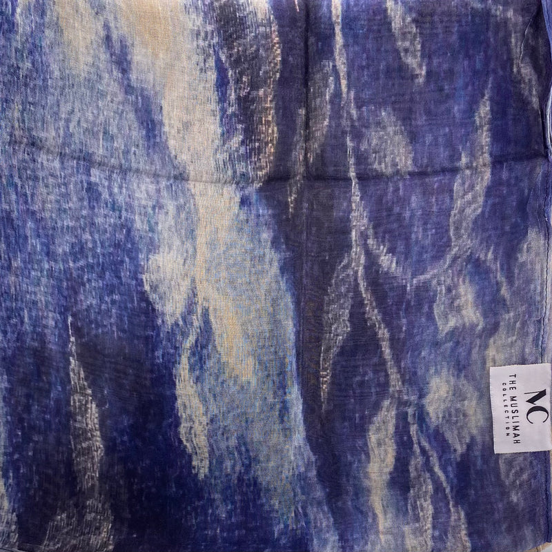 New- Viscose Modal Hijab - Shades of Blue