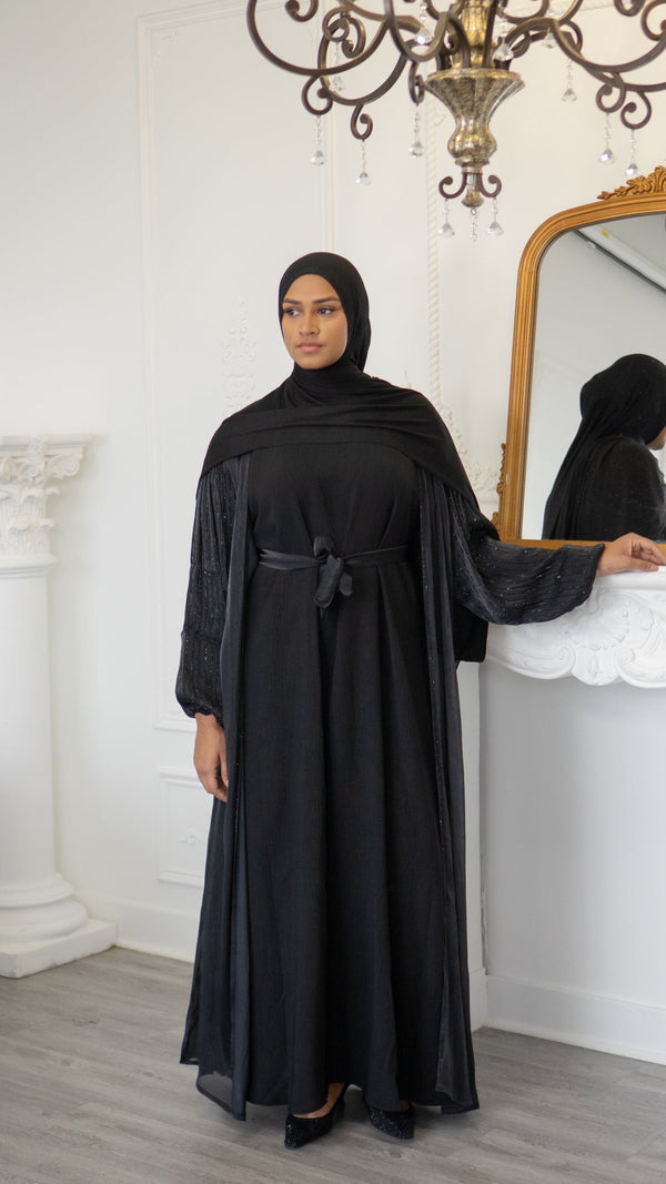 Sprinkle Sprinkle Glam Abaya - Black (PS)