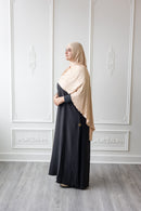 Inner Half Sleeved Slip Dress Only (Black)