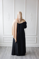 Inner Half Sleeved Slip Dress Only (Black)