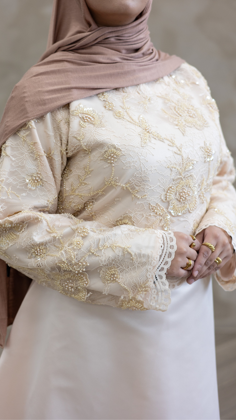 Floral Lace Wedding Dress
