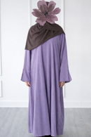SALE Corduroy Abaya (Casper Lavender)