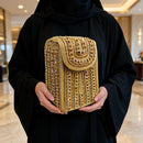 Luxury Embellished Beaded Box Evening Clutch Bag