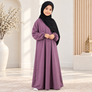 Mini Muslimah Kids Girls Abaya - Dusty Purple