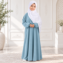 Mini Muslimah Kids Girls Abaya - Summer Lake