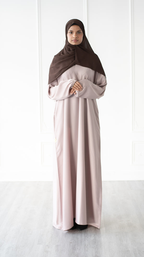 Butter Khadija Abaya (Cappuccino)