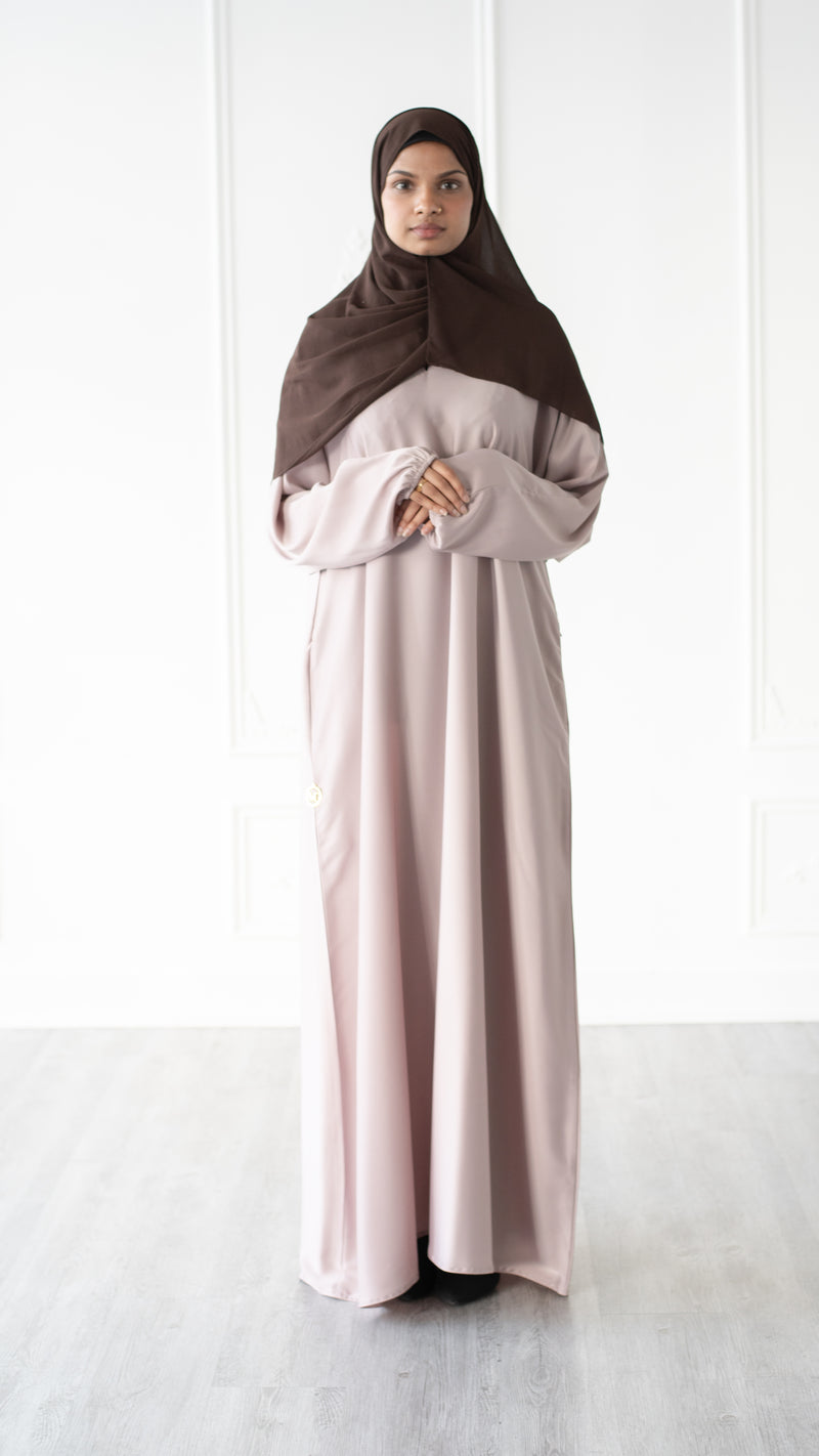 Butter Khadija Abaya (Cappuccino)