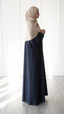 Butter Safiyyah Textured Abaya (Midnight Lake)