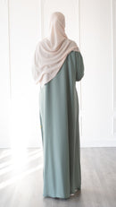 Butter Safiyyah Textured Abaya (Summer Green)