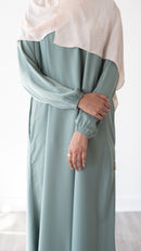 Butter Khadija Abaya (Summer Green)