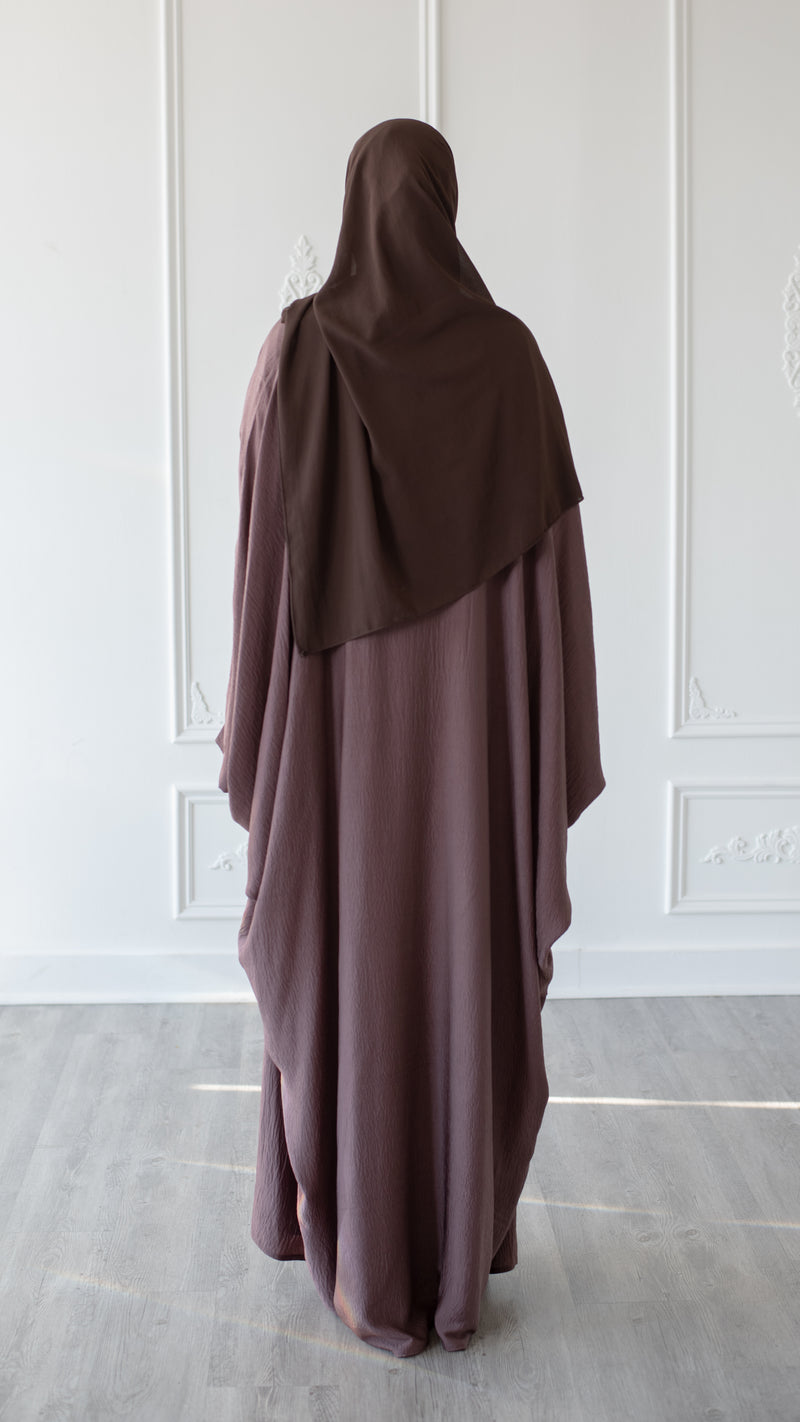 Slip Dress and Loose Fit Abaya (Cinerous)