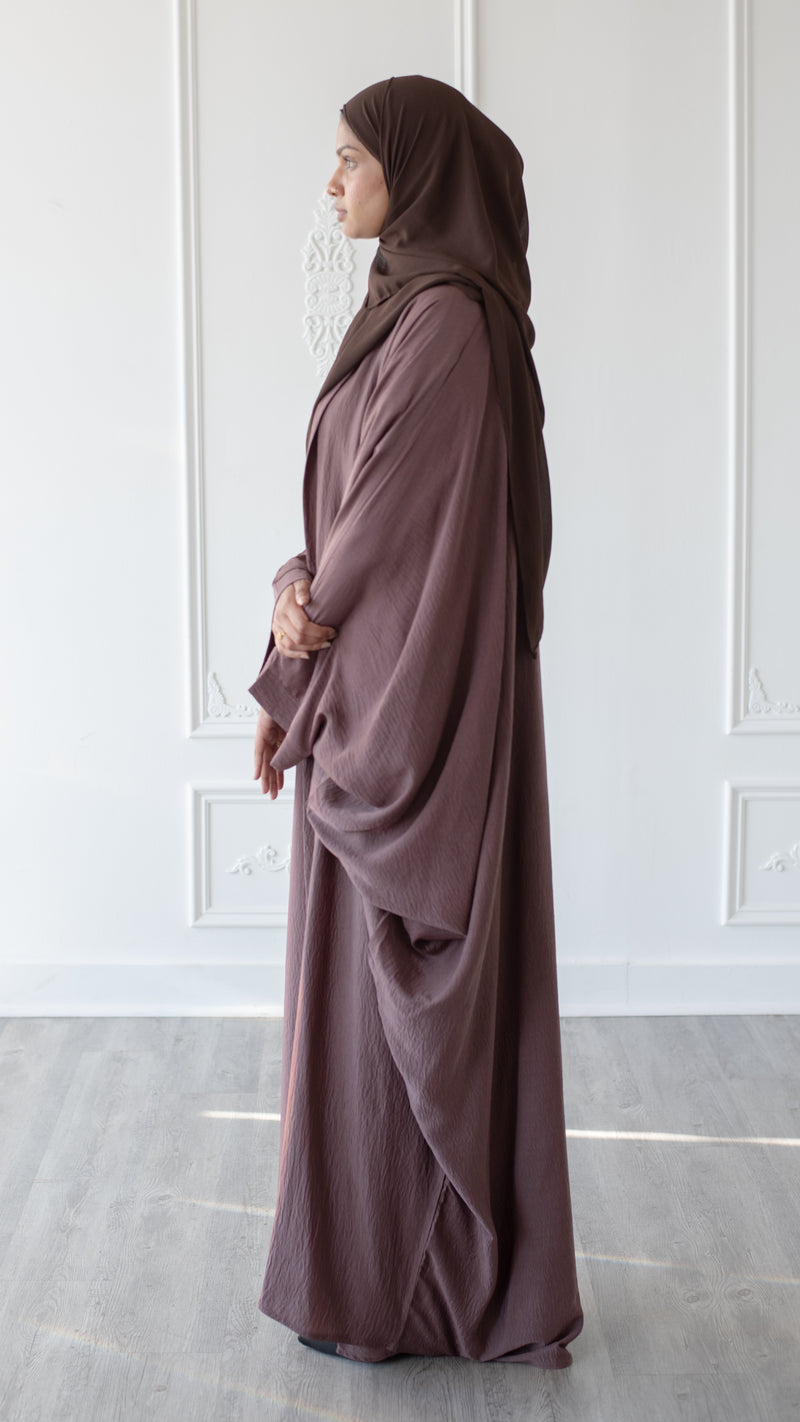 Slip Dress and Loose Fit Abaya (Cinerous)