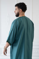 Moroccan 3/4 Sleeve Thobe (Neptune)