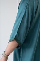 Moroccan 3/4 Sleeve Thobe (Neptune)